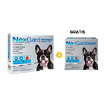 Nexgard 28.3 mg Perros -4.1 Kg a 10 Kg- x 3 Tabletas + GRATIS Nexgard 28.3 mg Perros -4.1 Kg a 10 Kg-