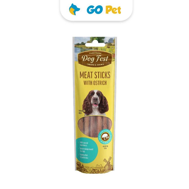 Dog-fest-meat-ostrich-go-pet