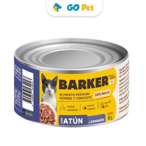 Barker Cat Atún y Camarón Lata 85 Gr