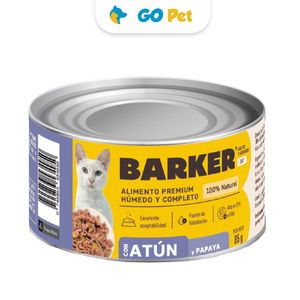 Barker Cat Atún y Papaya Lata 85 Gr