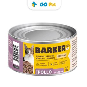 Barker Cat Pollo y Vainitas Lata 85 Gr