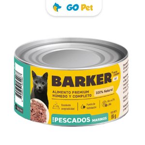 Barker Cat Pescados Marinos Lata 85 Gr
