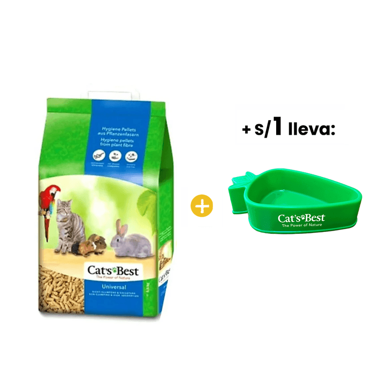 Cats Best Universal 5.5 Kg + 1 sol Plato Zanahoria CB