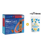 Nexgard Spectra XL -30-60 Kg- x 3 Tabletas + 1sol Go Pet Patas de Pollo Deshidratadas x 10 Und