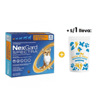Nexgard Spectra XS -2-3.5 Kg- x 3 Tabletas + 1sol Go Pet Patas de Pollo Deshidratadas x 10 Und