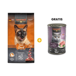 Leonardo Adult Duck 7.5 Kg - Pato - Gato Adulto + GRATIS Leonardo Quality Selection Conejo 400 Gr - Gato Adulto