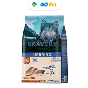 Bravery Herring Senior Large/Medium 12 Kg - Arenque Adulto Mayor