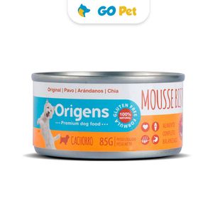 Origens Mousse Bistro Andino Pavo, Arándanos y Chía 85 Gr -  Cachorro
