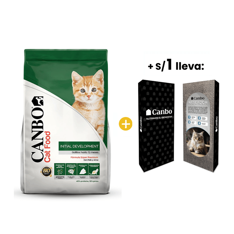 Canbo Gatitos Initial Development 7 Kg + 1sol Rascador Canbo Gato