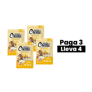 Cremi Chicken Recipe 12 Gr x 5 Und - Snack para gato sabor Pollo