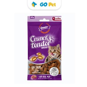 Gnawlers Crunchy & Tender Cat Treats Salmón 65g