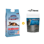 Arena America Litter Ultra Odor Seal Talco de Bebe╠u 15 Kg + 1sol Muestra Arena America Litter Ultra Odor Seal 1kg