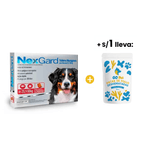 Nexgard 136 mg Perros -25.1 Kg a 50 Kg- x 3 Tabletas + 1sol_