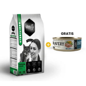 Amity Premium Cats Chicken & Rice Sterilized 1.5 Kg - Gato Adulto Esterilizado - Pollo