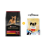 Pro Plan Adult Small Breed 3 Kg - Adulto Raza Pequena + 1sol Libreta De Actividades Pet Journal Diario Mascota Perro