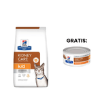 Hills PD Feline k_d Dry Kidney Care 1.8 kg - Cuidado del Rinon + GRATIS Hills PD Feline k_d 156 g - Cuidado del Rinon