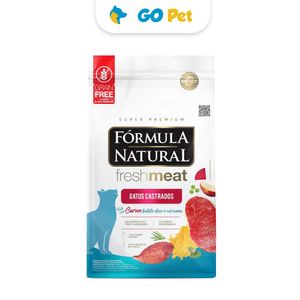 Fórmula Natural Fresh Meat Gato Castrado Carne 1 Kg