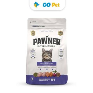 Pawner Gato Esterilizado Pollo y Salmón 1 Kg