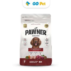 Pawner Perro Pollo y Cordero Adulto Rz. Mediana y Grande 3 Kg