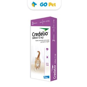 Credelio Gato 12 Mg(0.5-2Kg) x 3 Tabletas - Antipulgas para Gatos