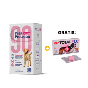 Pets Protector 90 Large (20.1 a 32 Kg) x 1 Comprimido - Antipulgas para Perros