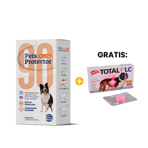 Pets Protector 90 Medium (10.1 a 20 Kg) x 1 Comprimido - Antipulgas para Perros