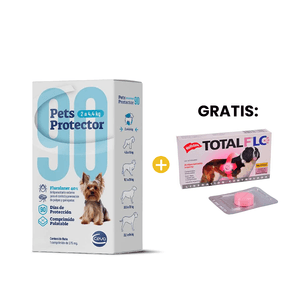Pets Protector 90 Mini (2 a 4.4 Kg) x 1 Comprimido - Antipulgas para Perros