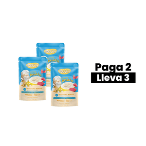 Moochie Cat Creamy Broths with Tuna Bonito Pouch 40 Gr - Sopa Cremosa de Atún Bonito