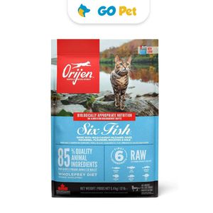 Orijen Six Fish Cat 5.4Kg - Mix 6 Pescados - Gato Todas las Edades