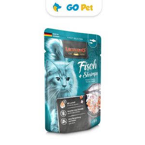 Leonardo Pescado Camarones Pouch 85 Gr - Gato Adulto