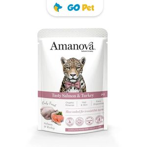 Amanova Gato Adulto Tasty Salmón & Pavo 85 gr