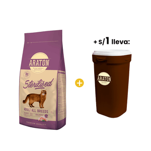 Araton Adult Cat Sterilized Poultry 15 Kg - Gato Adulto Esterilizado Pollo, Pato y Pavo