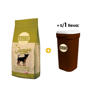 Araton Junior All Breeds Poultry 15 Kg - Cachorro Todas las Razas Pollo, Pato y Pavo