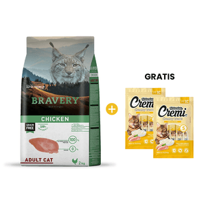 Bravery Chicken Adult Cat - Gato Adulto Pollo 2 kg