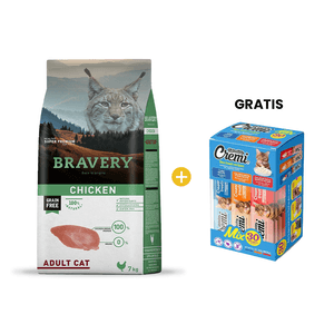 Bravery Chicken Adult Cat - Gato Adulto Pollo 7 kg