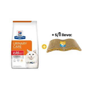 Hills PD Feline c/d Multicare Stress 1.8 kg - Cuidado Urinario para Gatos con Estrés