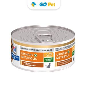Hills PD Feline c/d + Metabolic 82 Gr-Estofado-Metabólico y Cuidado Urinario