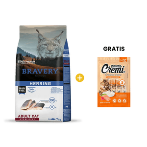 Bravery Herring Adult Cat Sterilized 7 kg - Arenque Gato Adulto Esterilizado