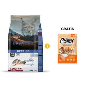 Bravery Herring Adult Cat Sterilized 2 kg - Arenque Gato Adulto Esterilizado