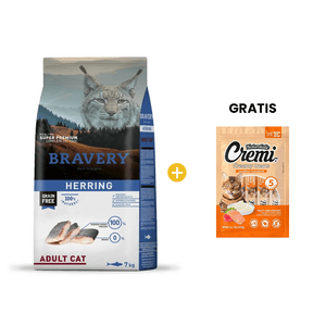 Bravery Herring Adult Cat 7 kg - Arenque Gato Adulto