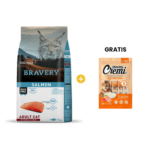 Bravery Salmon Adult Cat Sterilized - Gato Adulto Esterilizado Salmón 7 kg
