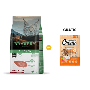 Bravery Chicken Adult Cat Sterilized - Gato Adulto Esterilizado Pollo 7 kg