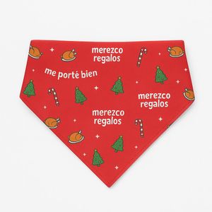 Bandana Navideña Roja Talla L