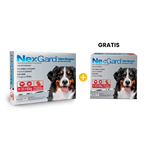Nexgard 136 mg Perros (25.1 Kg a 50 Kg) x 3 Tabletas