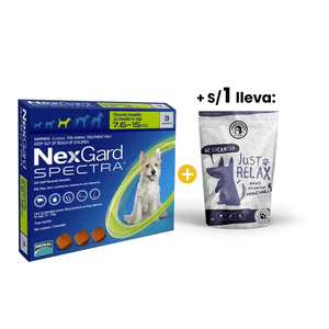 Nexgard Spectra M (7.5-15 Kg) x 3 Tabletas