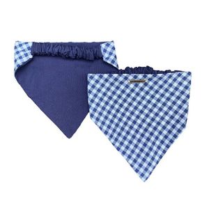 La Plaquita Bandana Personalizable Reversible Azul